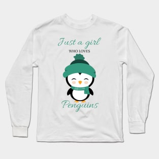 Just a girl who loves penguins - Winter Long Sleeve T-Shirt